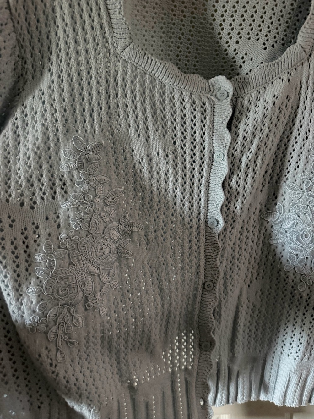 Light Blue BRIDGERTON cardigan/sweater - Picture 3 of 5